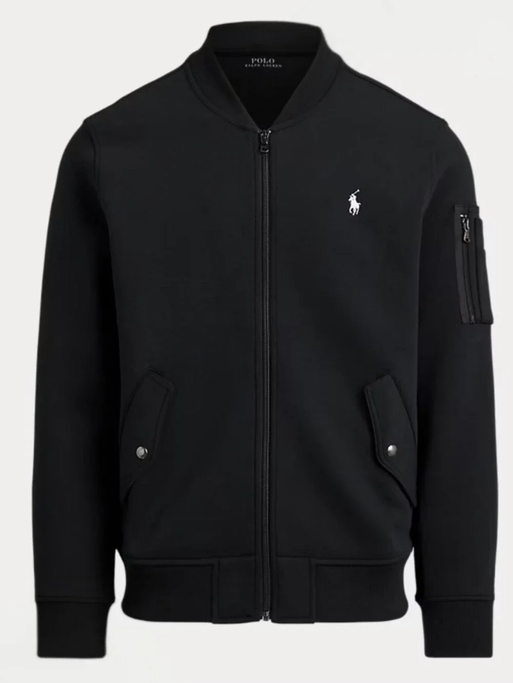 Double-Knit Flight Jacket - Polo by Ralph with Polo Pony Logo - XL